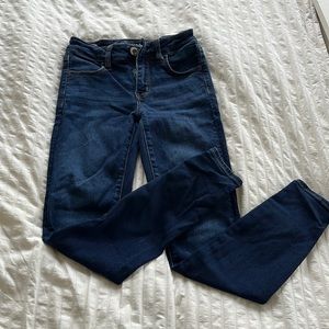 American Eagle Super Stretch Bootcut Jeans, Dark Wash